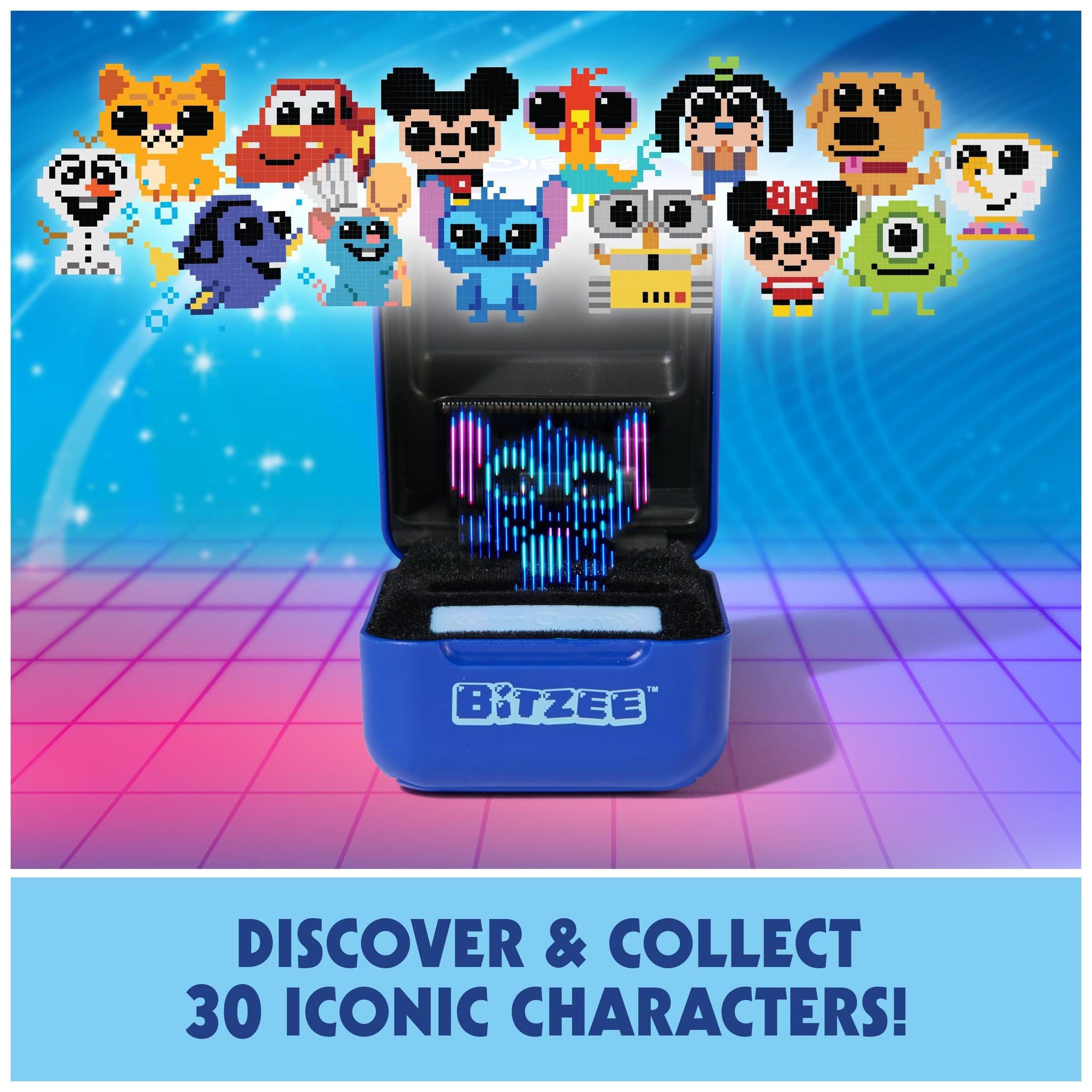 Disney with 30 Interactive Characters Inside, Reacts to Swipes, Tilts & Taps, Disney Toys & Digital Pet Kids Toys for Girls, Boys & Fans